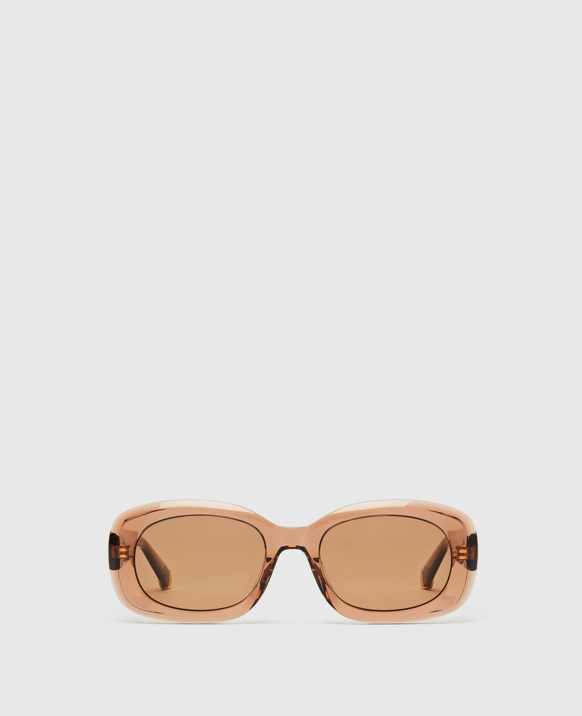 Occhiali da Sole Ovali Spessi-Rosa-medium